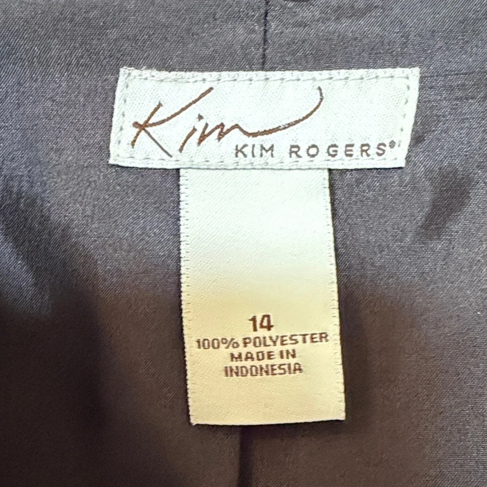 Kim Rogers Leopard Print Women's Suit Jacket- like new! - Picture 2 of 8